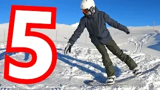 5 Beginner Snowboard Tricks on the Flat Ground