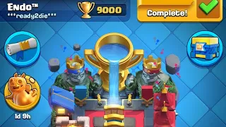 Achieving 9000 Trophies - Clash Royale (Read Description)