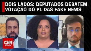 Dois Lados: deputados debatem votação do PL das Fake News | LIVE CNN