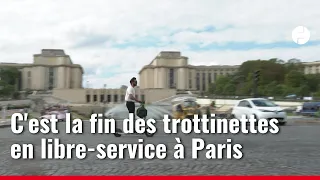 C'est la fin des trottinettes en libre-service à Paris le 1er septembre