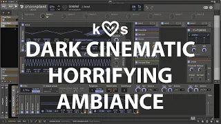 Phase Plant Tutorial: Create dark cinematic horrifying ambiance sounds