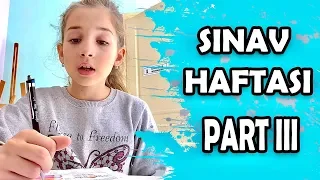 Sınav Haftası Vlog Part 3/4 Ecrin Su Çoban