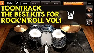 Toontrack EZdrummer 2 + EZX : the best drum kits for rock'n'roll vol1, the best drum plugins vol1