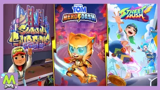 Говорящий Том Погоня Героев vs Subway Surfers vs Street Rush.Новый Джинджер против Бегунов.Кто Круче