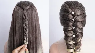Cute Braided Hairstyle For Party – How To Make French Braid Hairstyle For Girls