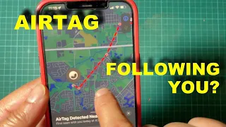 How do you know if an Apple AirTag is detected near / following you?