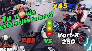 Observación #45 | Tu novia está soltera bro? 😱 | 🔥 Vort-X 250 🏁🚦VS Duke 200 🔥 | Team TEMACH