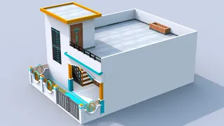 simple house design in low budget | कम लागत मे बननेवाला ये शानदार घर का नक्शा