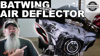 Advanblack Batwing Air Deflector Install!  Do they Work? Beard Test