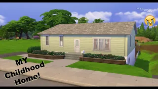 I BUILT MY CHILDHOOD HOME FROM MEMORY IN THE SIMS 4