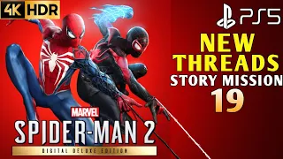 New Threads Spider Man 2 Gameplay Walkthrough PS5 4K HDR | Spider Man 2 New Threads Full Gameplay 4K