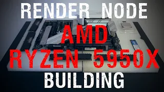 Amd Ryzen 5950x Render Node Building - Asus ROG Strix B550-A Gaming - Corsair Vengeange - Crucial P2