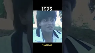 Evolution of Shah Rukh Khan 1992 to 2023 #shorts #evolution #srk Top10 luck