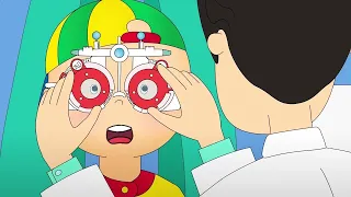 Caillou Goes to the Eye Doctor | Little People | Cartoons for Kids | WildBrain Little Jobs