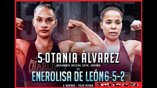 Boxeo Femenino 🥊🥊 Tania Álvarez VS Enerolisa de León 🥊🥊