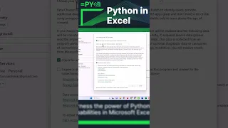 Python in Excel - How to enable Beta channel in Excel to work with Python Part 2 #PythonInExcel