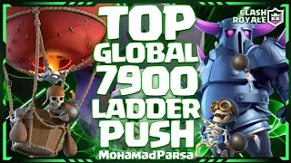 TOP 50 IN THE WORLD +7900 VS  OYASSUU , SURGICAL GOBLIN..... _CLASH ROYALE