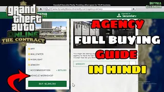 GTA Online The Contract DLC | Agency Full Buying Guide In Hindi | Gta Rage |