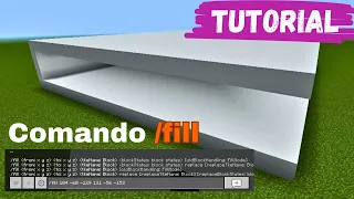 COMO USAR O COMANDO /FILL NO MINECRAFT DE CELULAR
