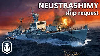 Superheal & 5.6km Concealment - Neustrashimy Ship Request