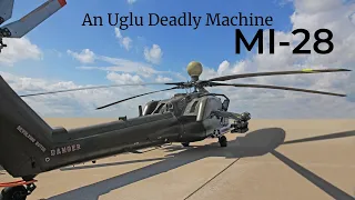 The MI-28 is both ugly and deadly.