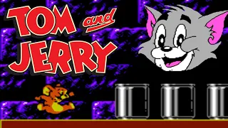 Том и Джерри Полное прохождение, Tom & Jerry Full Gameplay Walkthrough (Dendy, Nes, Famicom, 8 bit)