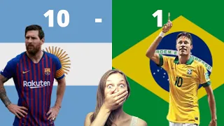 ARGENTINA 10 vs BRASIL 1    Amistoso International - PARODIA