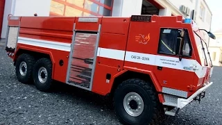 POŽÁRY.cz: Model hasičské Tatry 815–7 je plně funkční, práce na něm trvala jeden a půl roku
