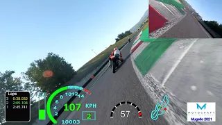 Mugello Circuit with Motocraft Sept  2021. Onboard S1000RR 2:04.9