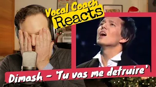 Vocal Coach REACTS - Dimash 'Tu Vas me Detruire'