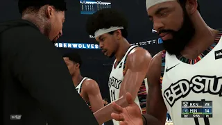 NBA 2K20 - (New City Uniforms) Brooklyn Nets vs Minnesota Timberwolves