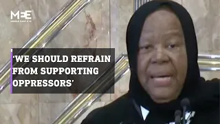 South African Foreign Affairs Minister, Dr. Naledi Pandor, quotes Hadith on supporting the oppressed