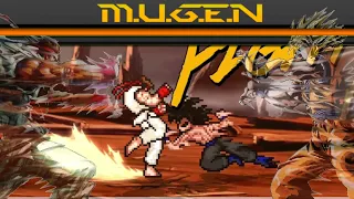 MUGEN JUS DRAGONBALL - SON GOKU VS RYU - SUPER INTENSE BATTLE !!!