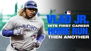 Vlad Jr. crushes his first two career homers vs. the Giants