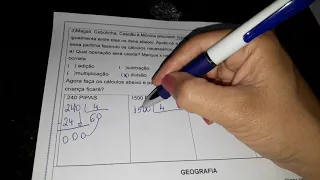 Correção de matemática dia 16/11