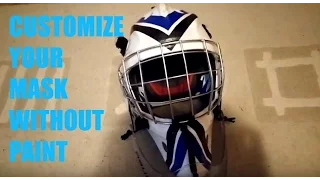 How to customize your goalie helmet without painting