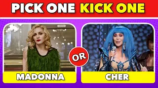 Pick One Kick one SINGERS & BANDS Edition / Who is your favorite performer /  Singer Challenge