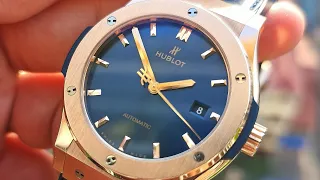 [Sang Chảnh] Hublot Classic Fusion Blue Sunray 18k King Gold 511.OX.7180.LR | ICS Authentic