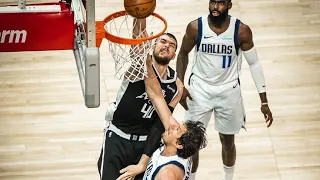 Ivica zubac makes him dunks on boban marjanovic's face what a madness 😤😤😤