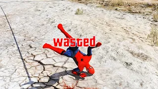 Spiderman vs Bad Man: GTA 5 Epic Wasted Jumps Fails ep.55 (Euphoria Physics, Funny Moments)