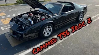 REVIEWING JOSE 1989 LS SWAP CAMMED T56 IROC Z ON FULL UMI SUSPENSION #lsswap #fbody #t56 #camaro