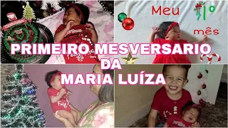 1° MÊS DA BEBÊ | PRIMEIRO MESVERSARIO DA BEBÊ | PRIMEIRO NATAL DELA |