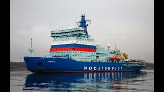 обзор модели от фирмы Звезда ледокол "Арктика"