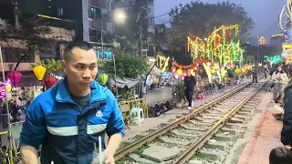 Train Street Hanoi - How close is close ? Dont fancy the drinks ....