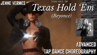 TAP DANCE TUTORIAL - TEXAS HOLD EM (Beyoncé) - Advanced Choreography