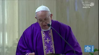 Papa Francesco, omelia a Santa Marta del 16 marzo 2020