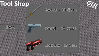 How to make a Tool Shop GUI On Roblox Studio