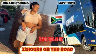 #travelvlog |Bus experience |Travelling from Johannesburg to Cape Town |22hours on the road