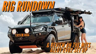 HOW I BUILT MY DREAM 4WD! 2021 ISUZU DMAX RIG RUNDOWN & REVIEW ON THE EVO2 MITS ALLOY TRAY & CANOPY!