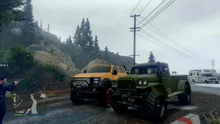 gta online free roam fun mount Chiliad